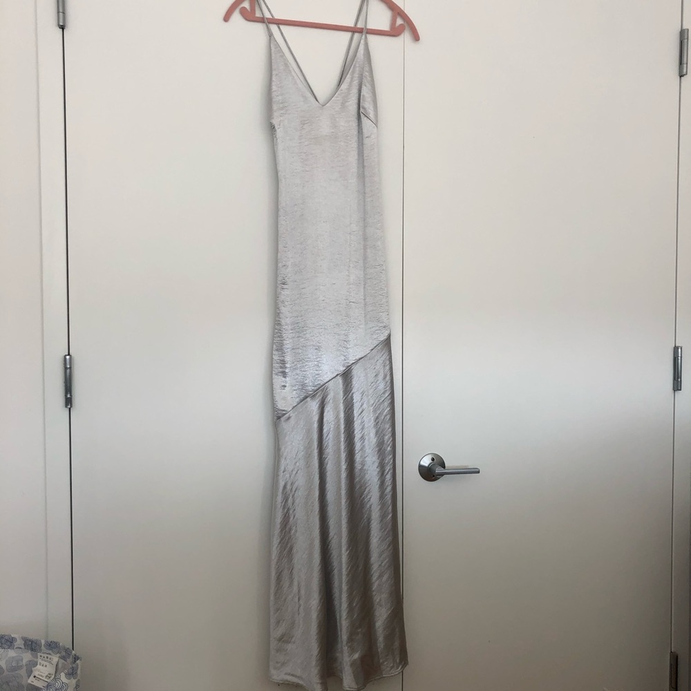 H&M silver party dress